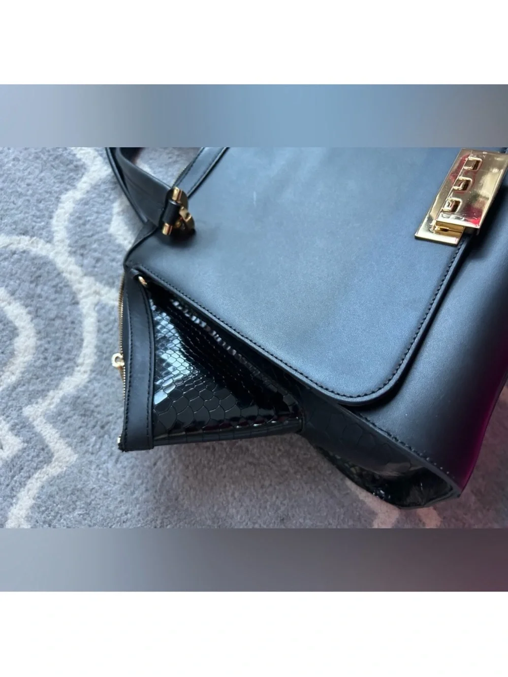 Zac Posen Black Large Bag
